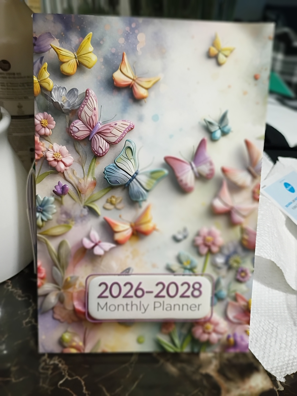 2026-2028 Monthly Planner with Colorful Butterfly Cover NEEDED BY ALL POSHERS!!!